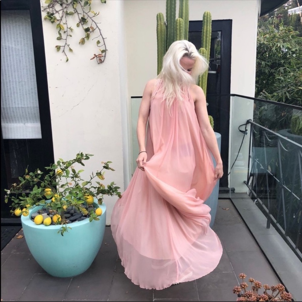 We are HAH Copper Rose Spilt at The Seams Maxi